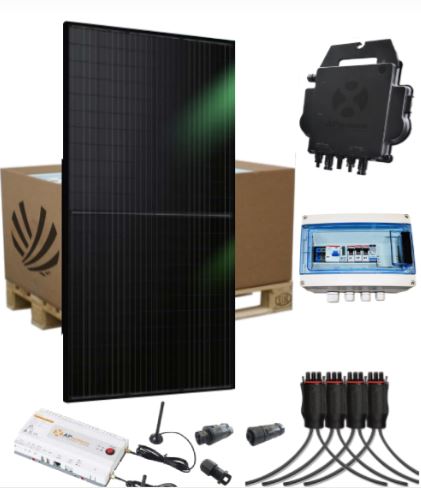 Kit solaire personnalisable - autoconsommation 6 kW - 12 panneaux AE Solar 500W - micro-onduleur APSystems DS3-H (20 ans de garantie)_0