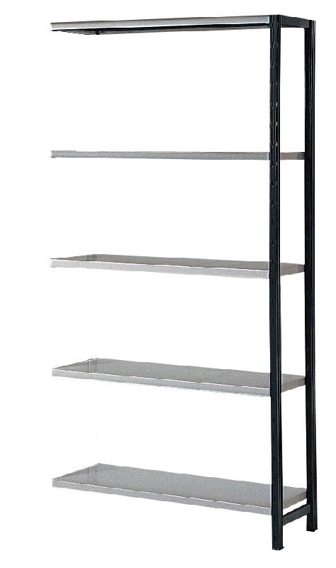 KIT SUIVANT RAYONNAGE PEINT L.117 X P.40 X H.200 CM