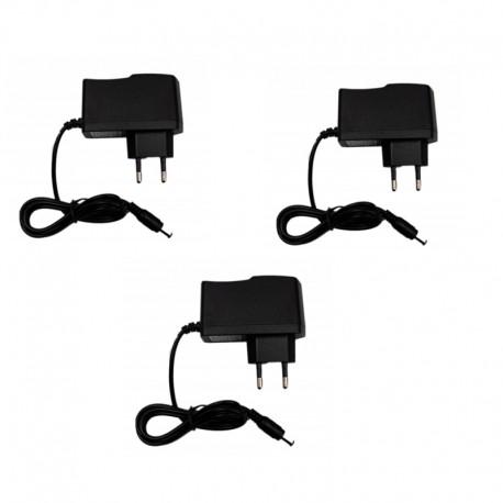 Lot de 3 transformateurs 12W (1A) 12V DC - Normes CE et ROHS - Garantie 1 an_0