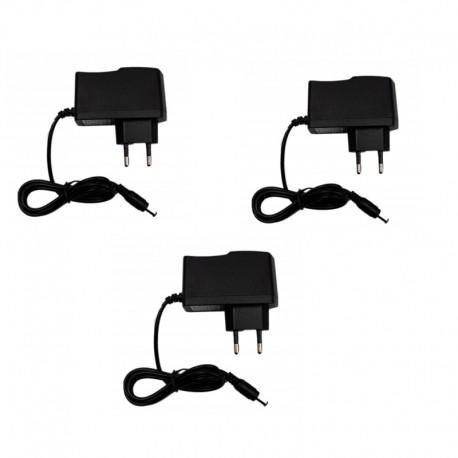 Lot de 3 ransformateurs 12w  (1a) 12v type dc_0