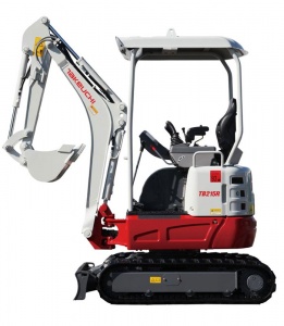 Mini pelle Takeuchi - rayon court - 1.5t - TB215R - 15,4ch - 11,5 KW_0