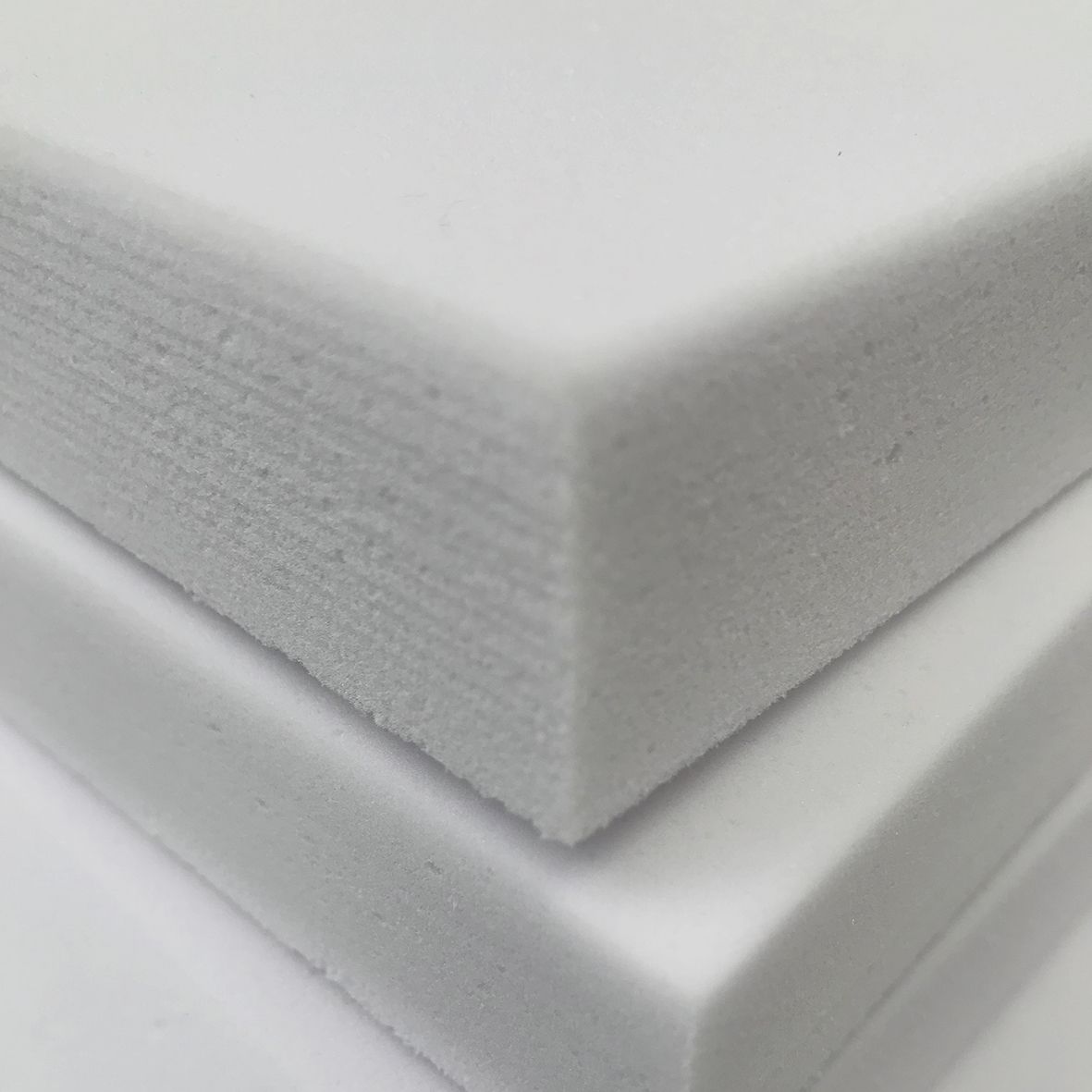 Dièdre acoustique en mousse de mélamine 24 x 48 cm blanc - Lot de 300 unités