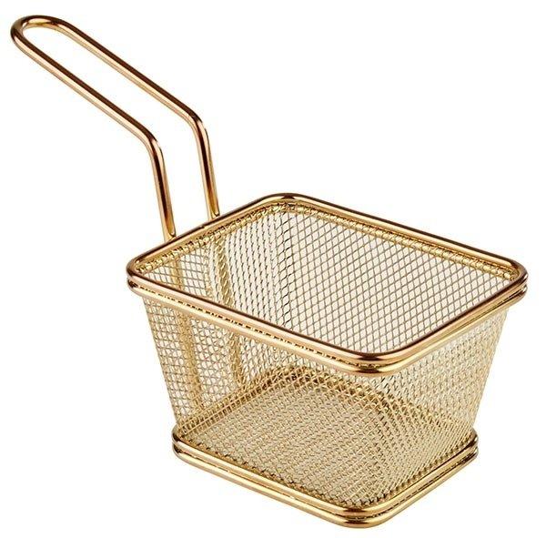 PANIER À FRITURE APS, OR, 10 X 8,5 CM, H : 6,5 CM