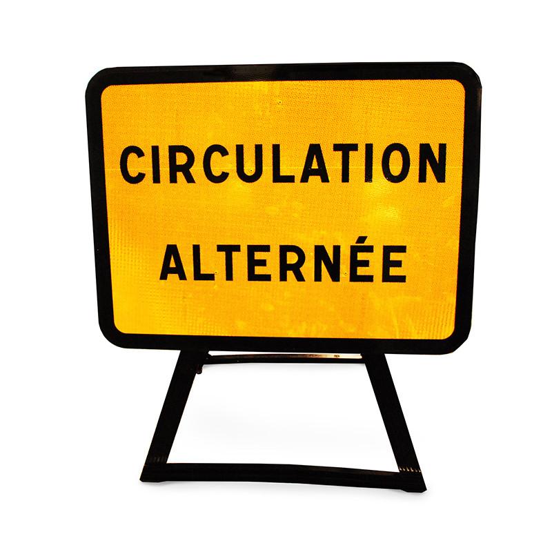 Panneau de signalisation temporaire KC1CA - Circulation alternée - WPSignalisation_0