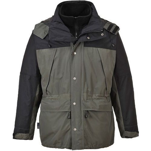 PARKA RESPIRANTE 3-EN-1 ORKNEY S532 GRIS 4XL - PORTWEST