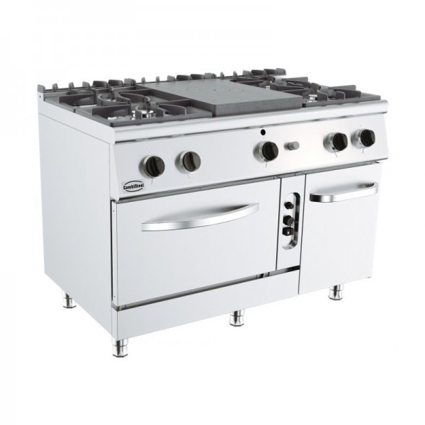 Piano de cuisson professionnel avec plaque coup de feu combisteel 7178.0590_0