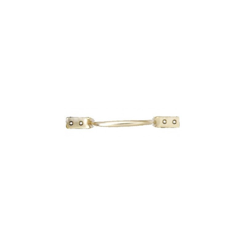 POIGNÉE À PATTE CARRÉ DROITE DE LONGUEUR 220MM EN LAITON POLI - DEVISMES - 578220