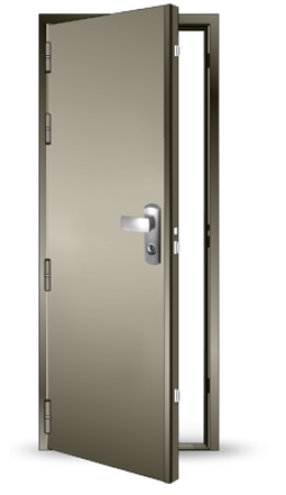 Porte blindée industrielle STABLOK - protection anti-effraction et coupe-feu certifiée 30 minutes A2P BP2_0