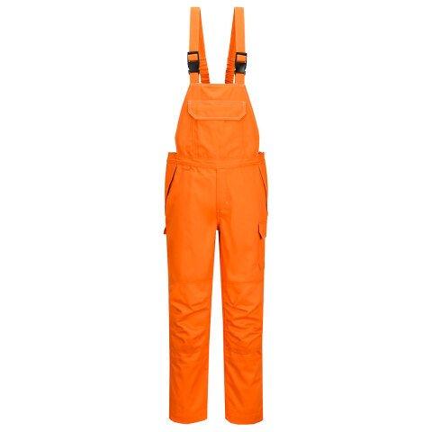 PORTWEST FR449 COTTE À BRETELLES FR BIZFLAME WORK CL2 ORANGE - TAILLE 4XL