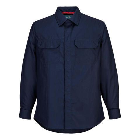 PORTWEST FR69 CHEMISE BIZFLAME PLUS MARINE - TAILLE M