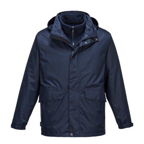 PORTWEST S507 PARKA RESPIRANTE 3-EN-1 ARGO MARINE - TAILLE S