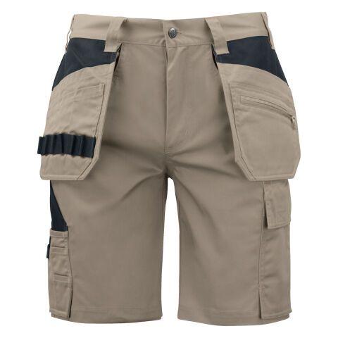 PROJOB 5535 SHORT PRIO POLYCOTON KHAKI - TAILLE 54