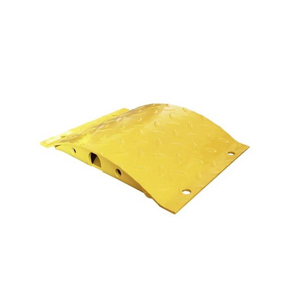 Ralentisseur acier 40 tonnes - longueur 250 mm - surface striée et anti-glisse - marque Rolléco_0