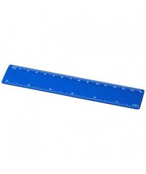 RÈGLE REFARI  DE 15 CM EN PLASTIQUE RECYCLÉ BLEU - RÈGLES, CUTTERS ET CALCULATRICES PUBLICITAIRES