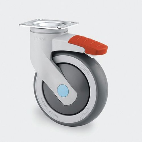 ROULETTE POLYPROPYLÈNE PIVOTANTE DIAMÈTRE ROUE 150 MM - TENTE