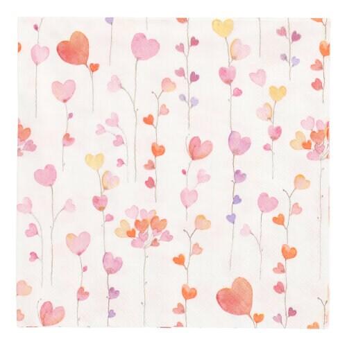 Serviettes, 3 plis pliage ¼ 33 cm x 33 cm 