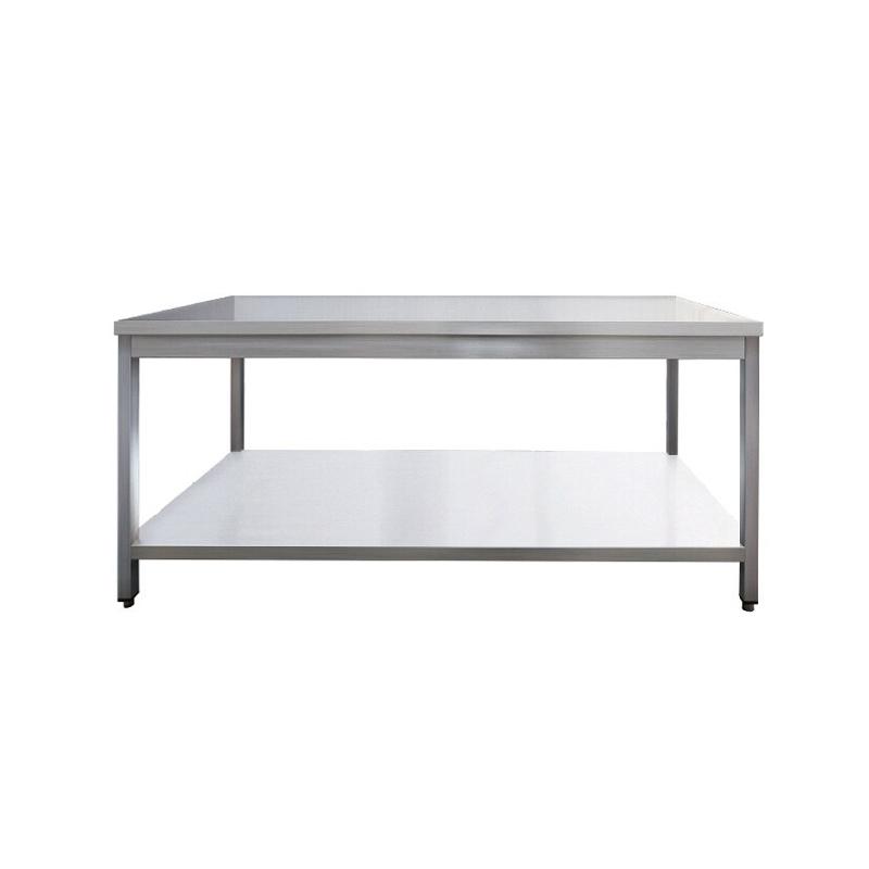 Skyrainbow Table de travail en acier inoxydable, 200 x 70 - inox THATS207_0