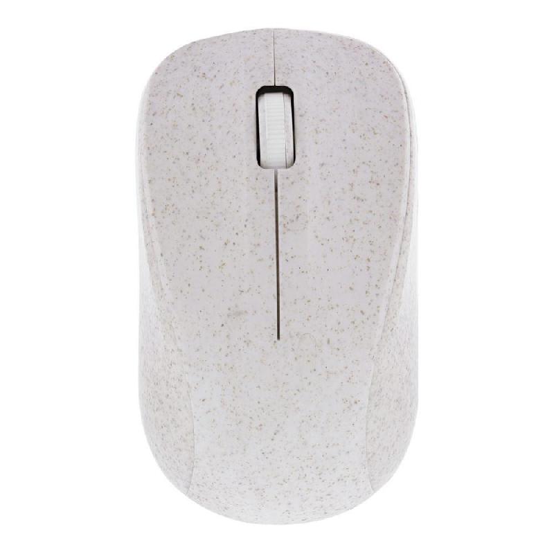 SOURIS SANS FIL RECHARGEABLE TNB EN BIO-PLASTIQUE - USB - GRIS
