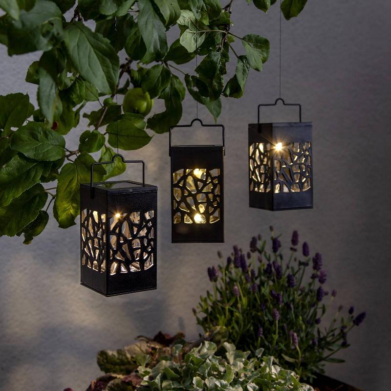 STAR TRADING LAMPE SOLAIRE LED IZOLA MINI EN LOT DE 3