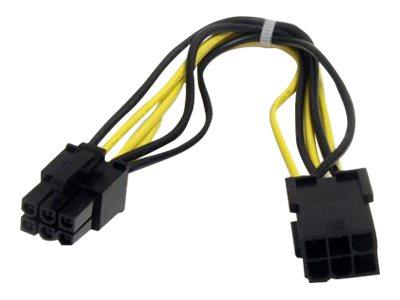 STARTECH.COM CABLE D'EXTENSION D'ALIMENTATION PCI EXPRESS 6 BROCHES 20 CM - RALLONGE DE CÂBLE D'ALIMENTATION - ALIMENTATION PCIE DE 6 BROCHES POUR ALIMENTATION PCIE DE 6 BROCHES - 20 CM