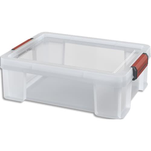 Sundis Bac Clip N Store 9L - 38x29x13,1 cm - Fabriqué en France - PP - 2 poignées - 2 préhensions latérales - Réf. 4508001_0