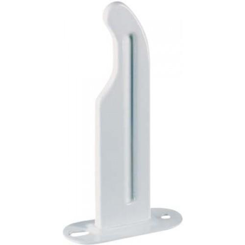 SUPPORT DE RADIATEUR FONTE À VISSER EPOXY BLANC L1 100 L2 140 S4 PLOMBELEC