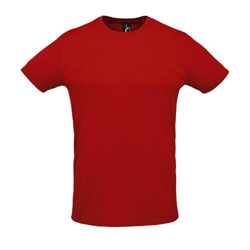 TEE-SHIRT PERSONNALISABLE DE SPORT EN POLYESTER ROUGE