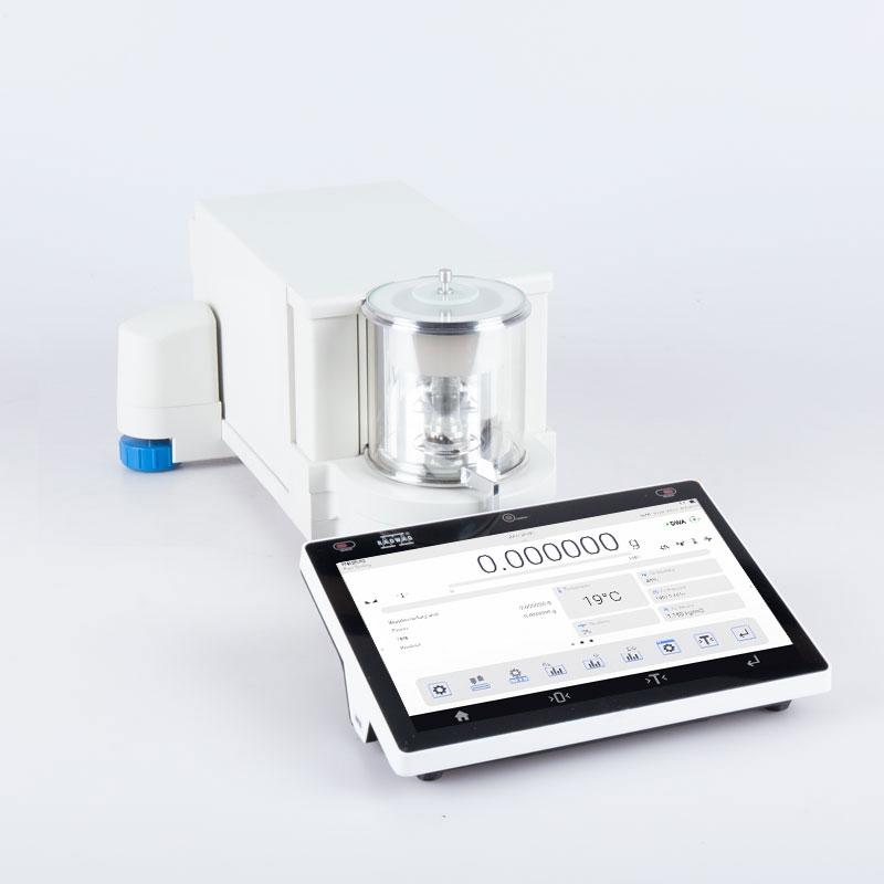 ULTRA MICROBALANCE ET MICROBALANCE RADWAG SÉRIES UYA.5Y ET MYA.5Y, PRÉCISION 0,1 ET 1ΜG