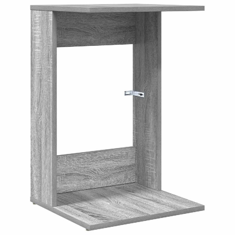 VidaXL Table d'appoint Gris Sonoma 40 x 38 x 62,5 cm Bois d'ingénierie Modèle Patio Zenith Plus - 8000369_0