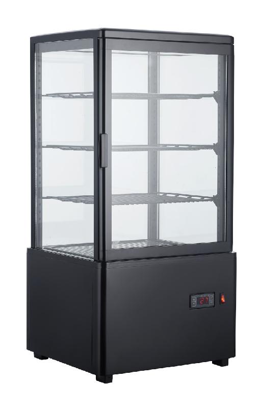 Vitrine réfrigérée de comptoir positive Noir 68L CUISTANCE_0