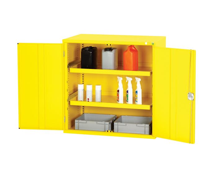 Armoire de sûreté pour produits dangereux en tôle d'acier soudée - bott verso_0
