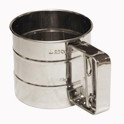 BAUMALU B Tamis à farine 10,5 x 9,5 cm acier  ydable -  Argent Rond Inox Baumalu 16x10 cm - argenté inox 3216384503076_0