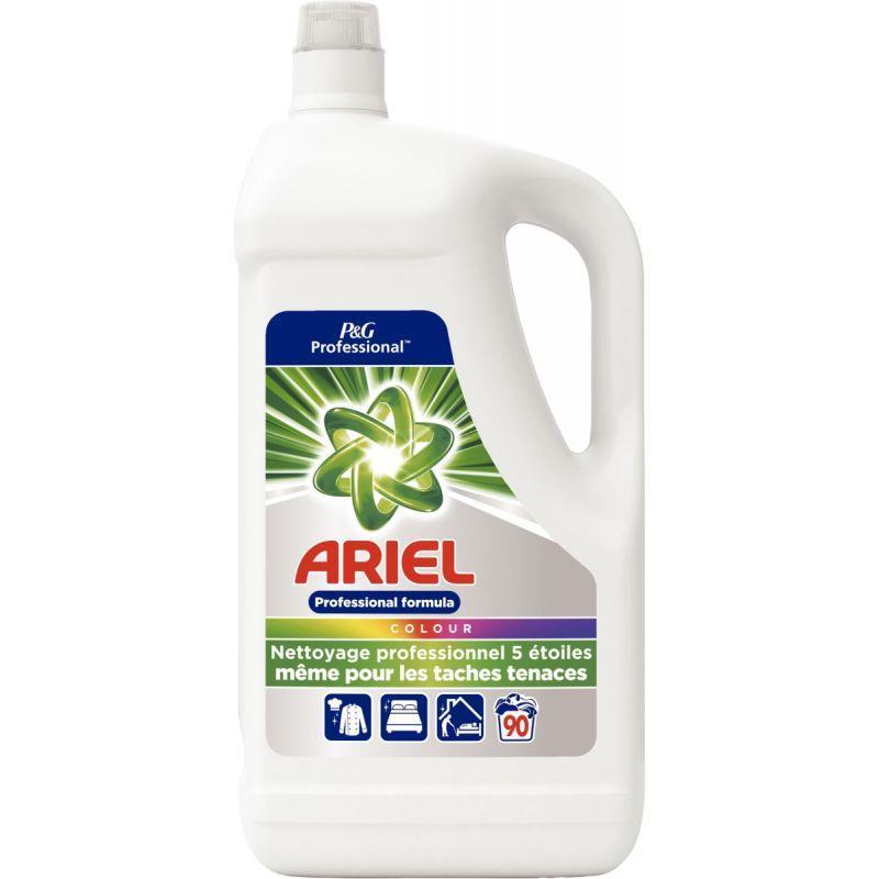 Bidon 5 litres 90 doses lessive liquide couleur ARIEL PRO_0