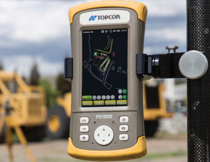 Carnet de terrain 4,3 pouces lisible au soleil - Topcon FC-500_0