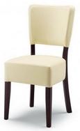 Chaise Celia - assise et dossier rembourrés avec bouton optionnel_0