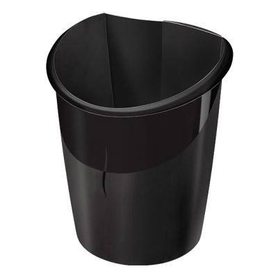 CORBEILLE A PAPIER CEP ISIS - 15 LITRES - COLORIS NOIR