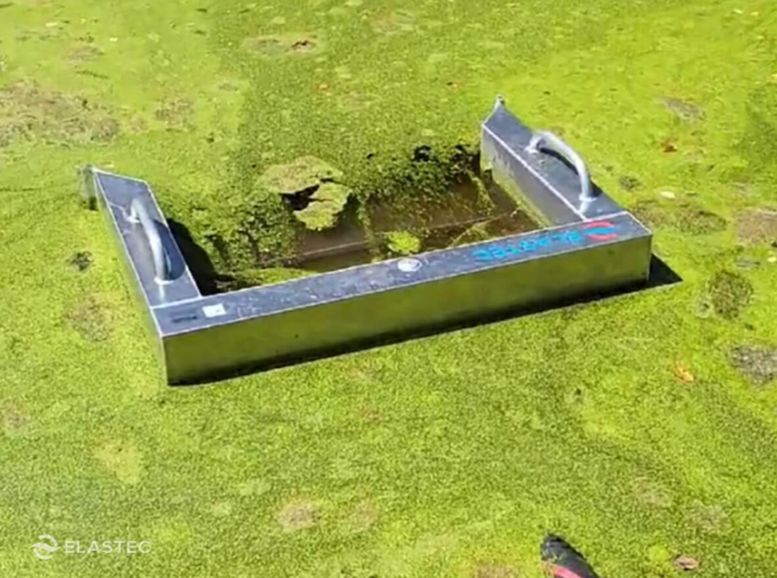 Écumoire à Haute Capacité ELASTEC Duck Weir - Skimmer Flottant Auto-Ajustable pour Lentilles d'Eau, Algues et Déversements d'Hydrocarbures_0