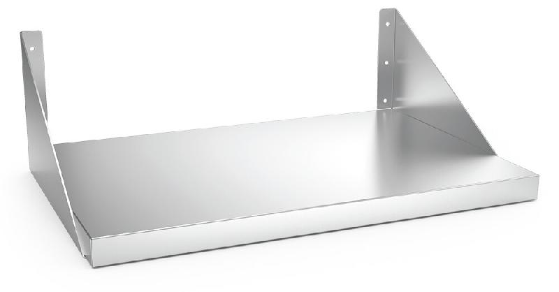 Etagère murale spéciale micro-ondes en inox Etagère murale spéciale micro-ondes 590x388x200 mm. Horemaq - 015202_0