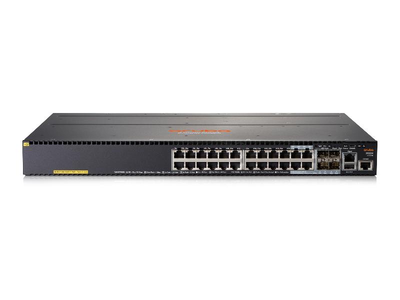 Hewlett Packard Enterprise Aruba 2930M 24G PoE+ 1-slot Géré L3 Gigabit Ethernet (10/100/1000) Connexion Ethernet, supportant l'alimentation via ce port (PoE) 1U Gris_0