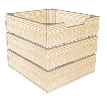 Kallax - caisses en bois - Simply A Box - L33 x H30 x P36 cm - personnalisable avec 6 coloris de lasure à l'eau_0