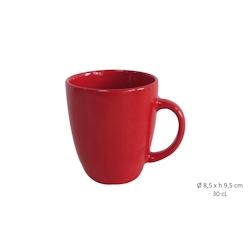 Lot de 12 Mug Bombe Rouge Gm 30cl- Gres Maitre Chef - GRESMU014_12_0