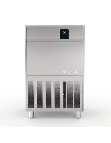 Machine à glaçons creux ICEMATIC 62Kg/jour - Réserve 28Kg - Acier inoxydable - Référence : K62A_0