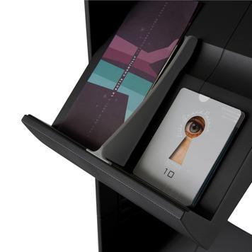 Séparateur pour porte-brochures Directo et Tablo - Polystyrène anthracite_0