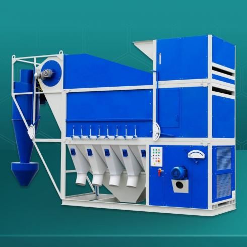 Séparateur CAD-150 avec cyclone - Aéromeh - Pré-nettoyage jusqu'à 200 t/h - Étalonnage haute précision et polyvalence_0