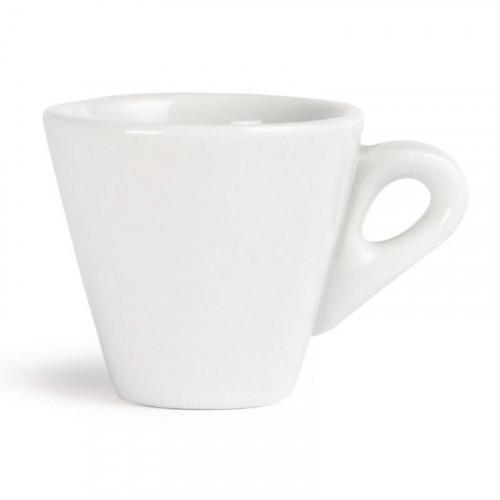 TASSES À EXPRESSO EN PORCELAINE BLANCHE OLYMPIA 60 ML - LOT DE 12