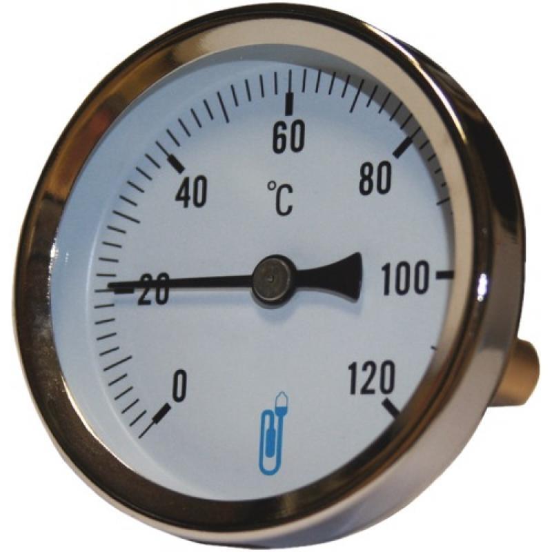 Home Brew Hydromètre et thermomètre à cadran de brassage de 300 mm et pot d'essai de 100 ml