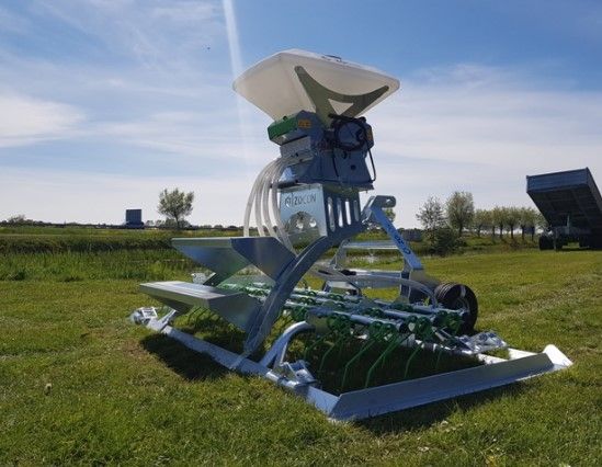 Z150 PROF - Semoir agricole Zocon avec bac intégré pour contrôle rapide et réservoir 150L_0