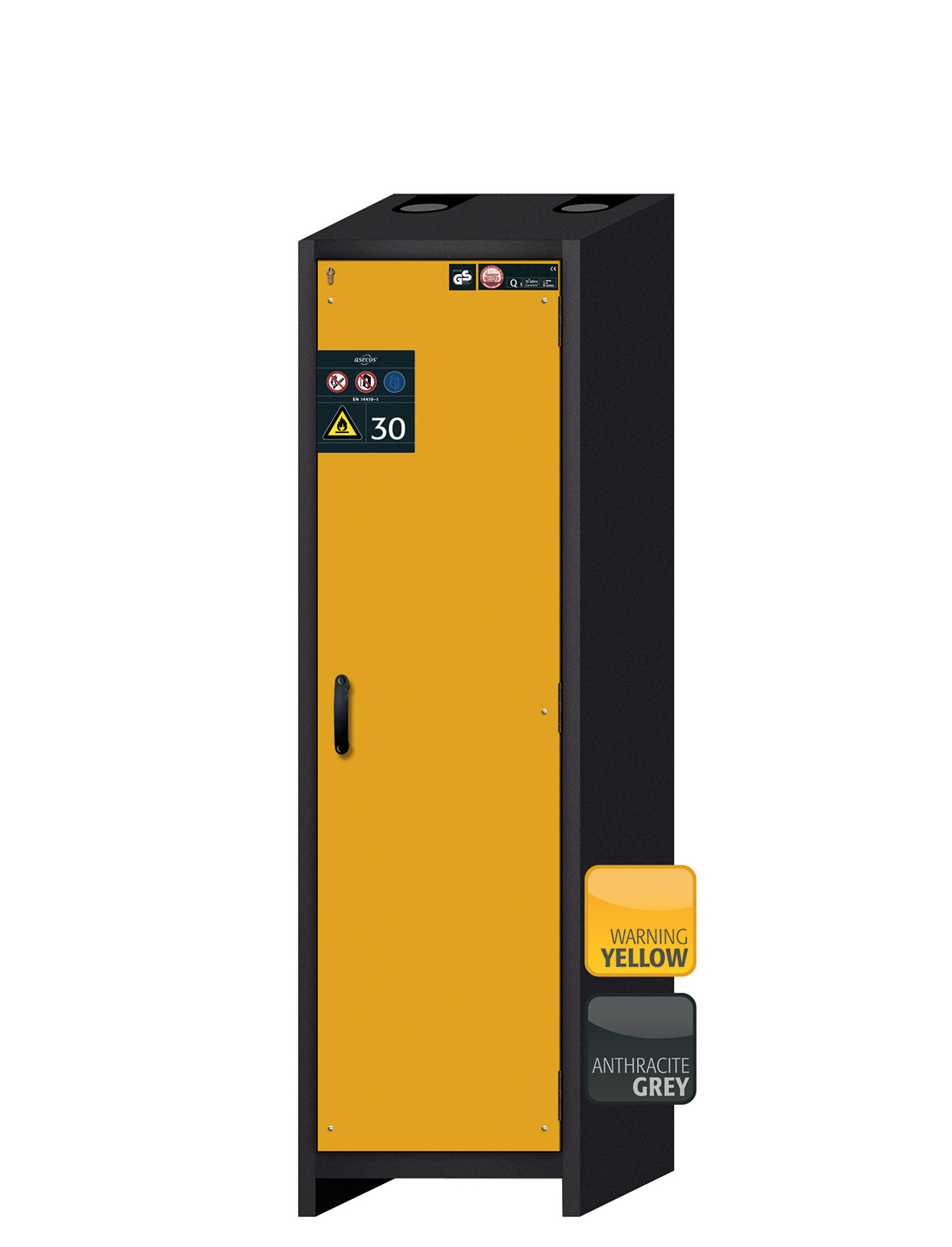 Armoire de sécurité Q-CLASSIC-30 modèle Q30.195.056.R - Réf 31007-060-34371 - Stockage de substances inflammables Type 30_0