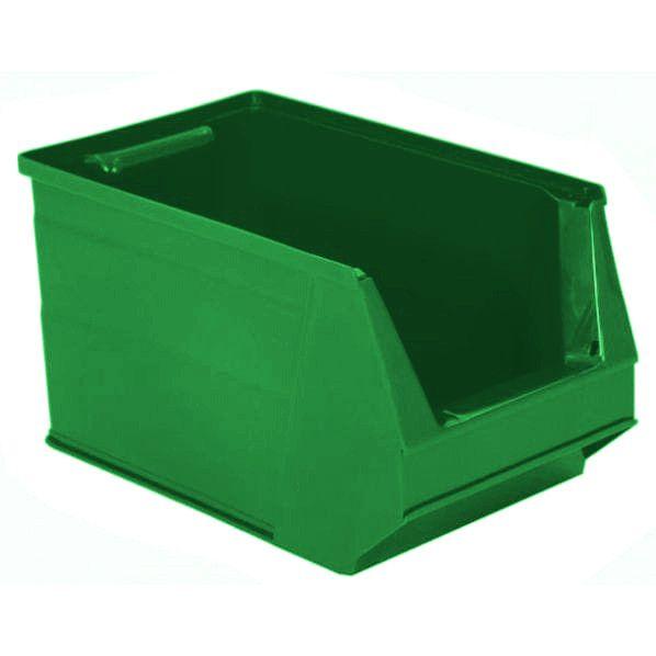 Bac à bec 350 x 200 mm vert - 13 litres - Polyéthylène résistant - Lot de 10_0