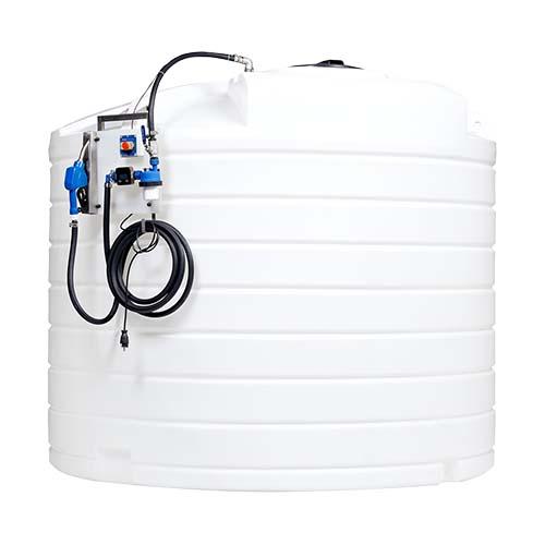 Cuve économique 7500 Litres Adblue® simple paroi - PEHD - Pompe immergée 230V - 35 L/min_0